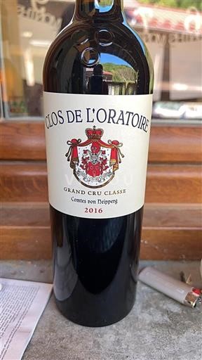 Bordeaux Saint-Émilion Grand Cru Clos de l'Oratoire 2016