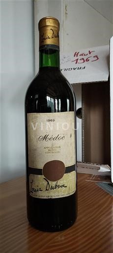 Bordeaux Médoc Louis Dubosc 1969