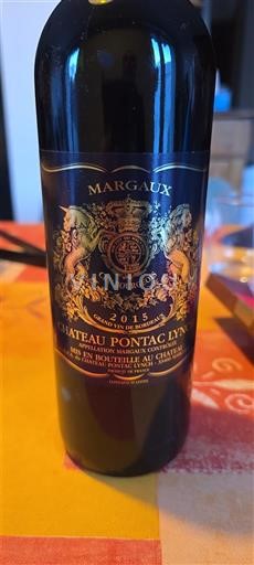 Bordeaux Margaux Cru Bourgeois Château Pontac Lynch 2015