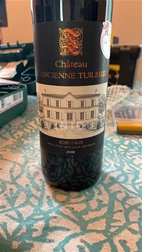 Burdeos Bordeaux Château L'Ancienne Tuilerie 2018