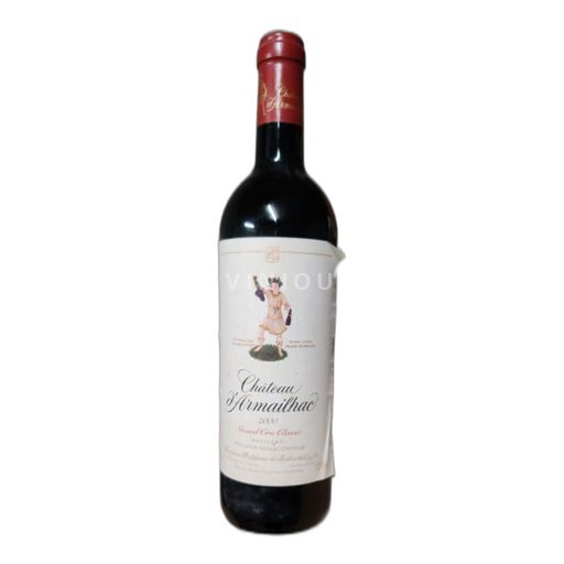 Vin Rouge sec Château Armailhac 2000 France Bordeaux Pauillac AOC Grand Cru Classé