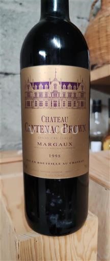 Bordeaux Margaux Grand Cru Cantenac Brown 1998