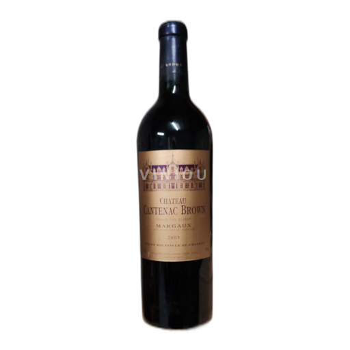 Bordeaux Margaux Grand Cru Classé Cantenac Brown 2003