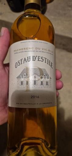 Tây Nam Pacherenc-du-vic-bilh Ostau Estile 2016