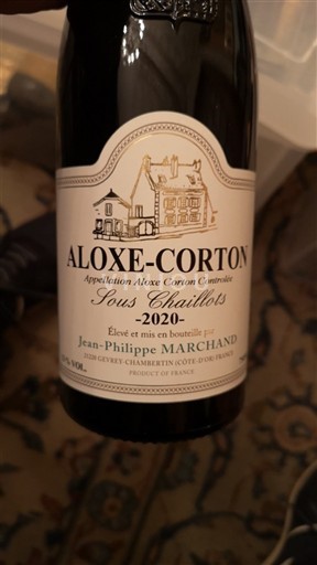 Burgundy Aloxe-Corton Jean-Philippe Marchand Sous Chaillots 2020