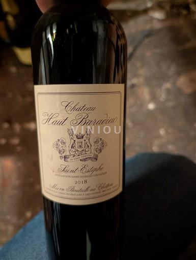 Burdeos Saint-Estèphe Château Haut Baradieu 2018