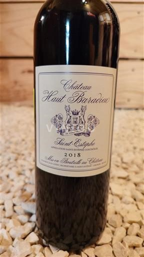Bordeaux Saint-Estèphe Château Haut Baradieu 2018