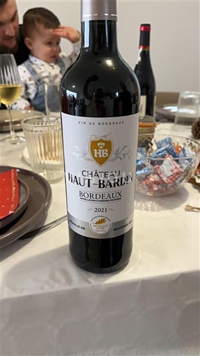 Burdeos Bordeaux Château Haut-Bardin 2021