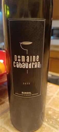 Provence Bandol Domaine Cabaudran 2022