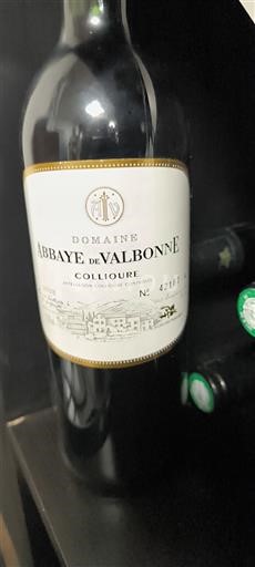 Roussillon Collioure Domaine Abbaye de Valbonne 2008
