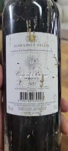 Bordeaux Médoc Domaine S Delon Croix de Potensac 2012