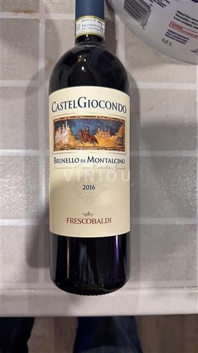 Toscane Brunello di Montalcino CastelGiocondo 2016