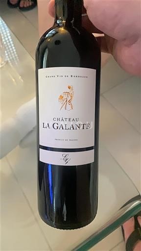 Burdeos No especificado Château La Galante 2020