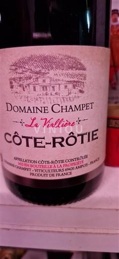 Rhône Valley Côte-Rôtie Domaine Champet La Viallière 2024
