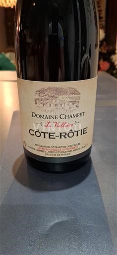 Rona dolina Côte-rôtie Domaine Champet La Viallière 2024