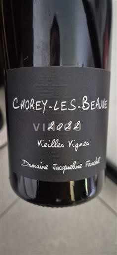 Bourgogne Chorey-lès-Beaune Domaine Jacqueline Fradot Vieilles Vignes 2022