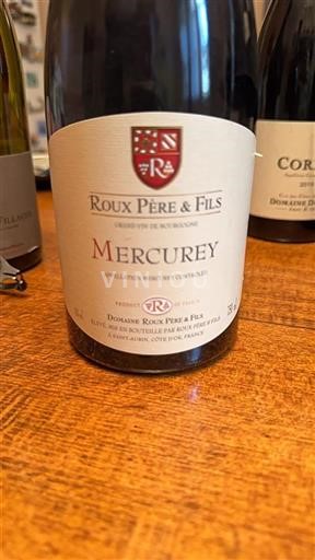 Borgogna Mercurey Domaine Roux Père & Fils 2018