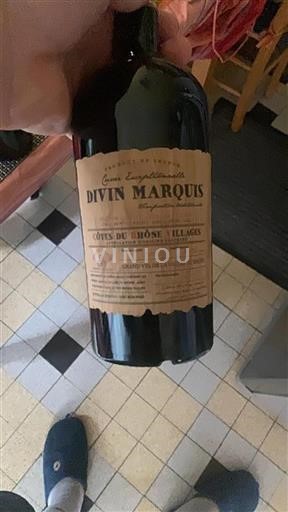 Rhône-dalen Côtes-du-Rhône-Villages Divin Marquis Ikke årgangsbestemt