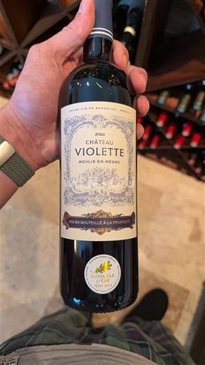 Bordeaux Moulis-en-Médoc Château Violette 2022