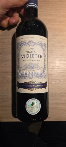 Bordeaux Moulis-en-Médoc Château Violette 2022