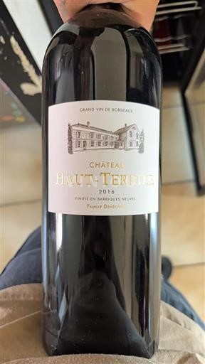 Burdeos Bordeaux Château Haut-Terrier 2016