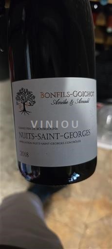 Burgundi Nuits-saint-georges Bonfils-Goichot 2018