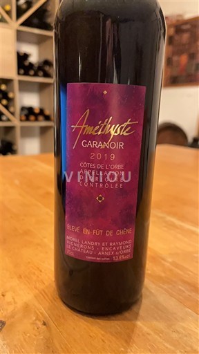 Vaud Côtes de l'Orbe AOC Cave Des Murailles (morel) Garanoir Améthyste 2019
