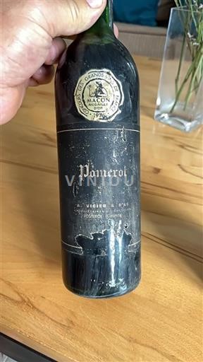 Burdeos Pomerol A. Vigier & Fils 1972