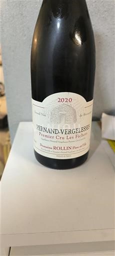 Burgund Pernand-Vergelesses Premier Cru Domaine Rollin Père et Fils Les Fichots 2020