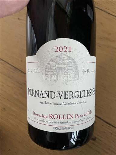 Burgundija Pernand-Vergelesses Domaine Rollin Père et Fils 2021