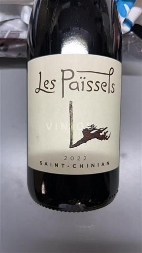 Langvedok Saint-Chinian Les Païssels 2022