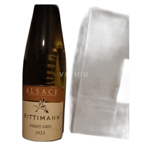 Vin Blanc sec Pinot Gris Rittmann 2023 France Alsace Vin de France