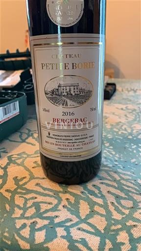 Sudoeste Bergerac Château Petite Borie 2016