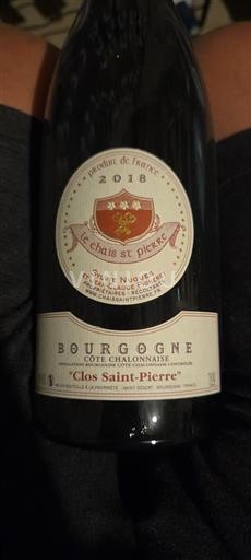 Bourgogne Bourgogne-côte-chalonnaise Le Chais St Pierre Clos Saint-Pierre 2018