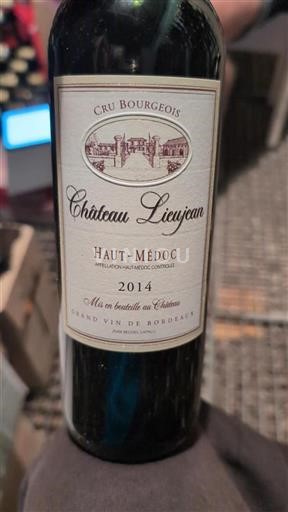 Bordeaux Haut-Médoc Cru Bourgeois Château Lieujean 2014