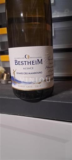 Alsace Không được chỉ định Grand Cru Bestheim 2017