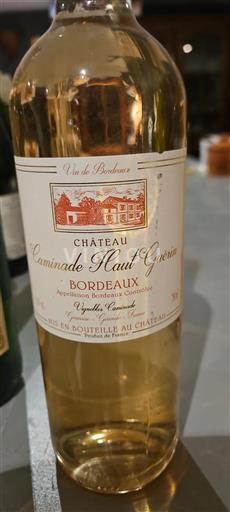 Bordeaux Château Caminade Haut-Guérin Neročník