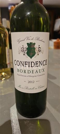 Bordeaux Confidence 2012