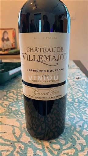 Languedoc Corbières-boutenac Château Villemajou Grand Vin 2011