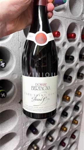 Burgund Clos-Saint-Denis Grand Cru Domaine Bertagna Clos Saint Denis 2017