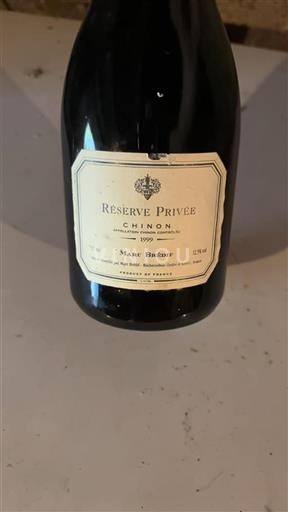 Vallée de la Loire Chinon Marc Brédif Réserve Privée 1999