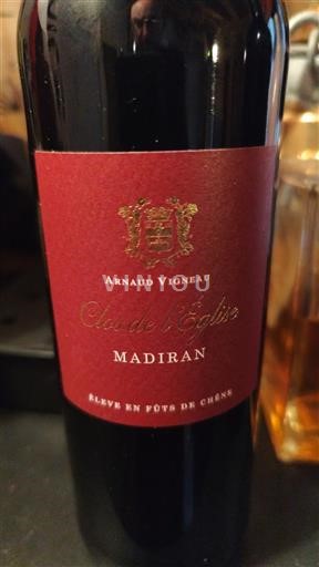 Sud-Ovest Madiran Arnaud Vigneau Clos de l'Église 2021