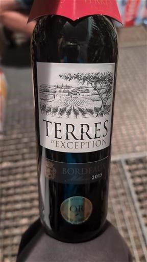 Burdeos Bordeaux TERRES EXCEPTION 2015