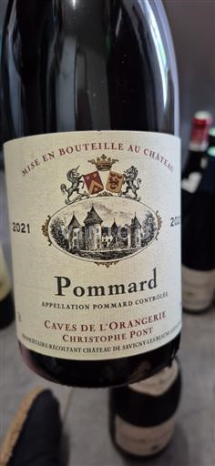 Borgoña Pommard Caves de l'Orangerie 2021