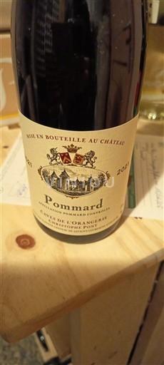 Bourgogne Pommard Caves de l'Orangerie 2021