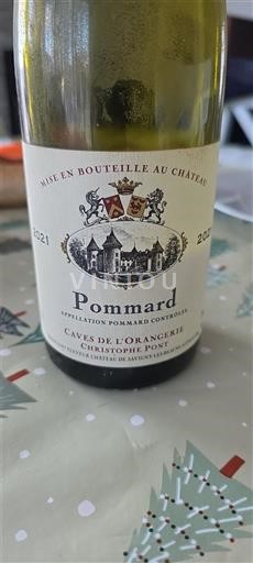 Borgoña Pommard Caves de l'Orangerie 2021