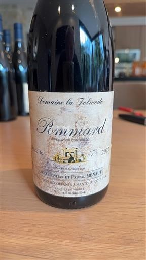 Bourgogne Pommard Domaine La Jolivode 2022