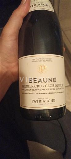 Burgundi Beaune Premier Cru Patriarche Clos du Roi 2017