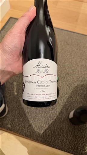 Burgund Santenay Premier Cru Mestre Père et Fils Clos de Tavannes 2022