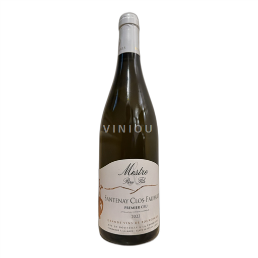 Vin Rouge sec Clos-Faubard Mestre Père et Fils 2023 France Bourgogne Santenay AOC Premier Cru